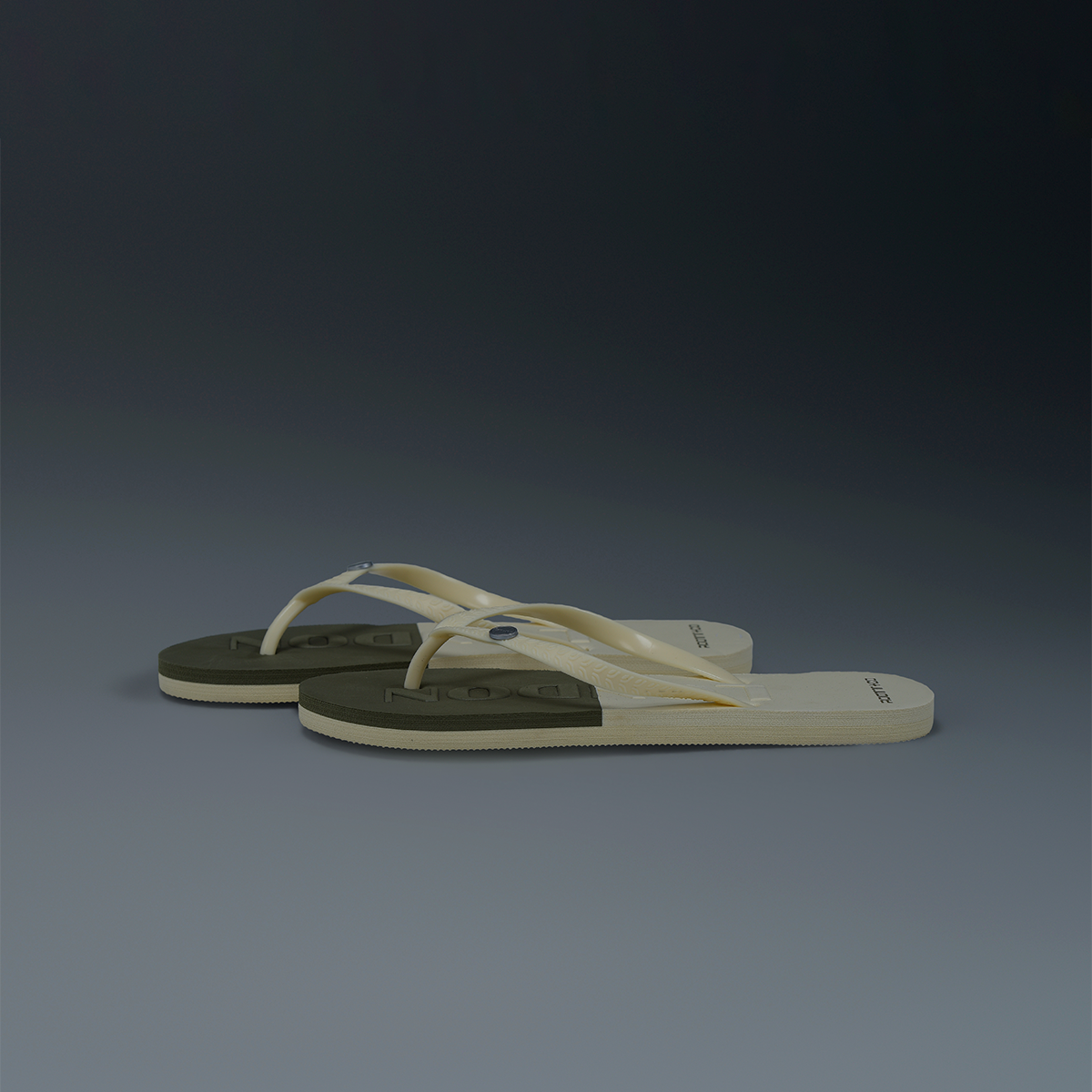 Sandalias Tres Puntadas Verdes