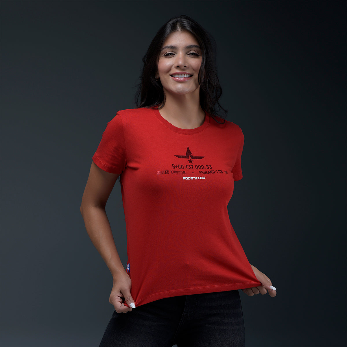 Camiseta Roja Mujer