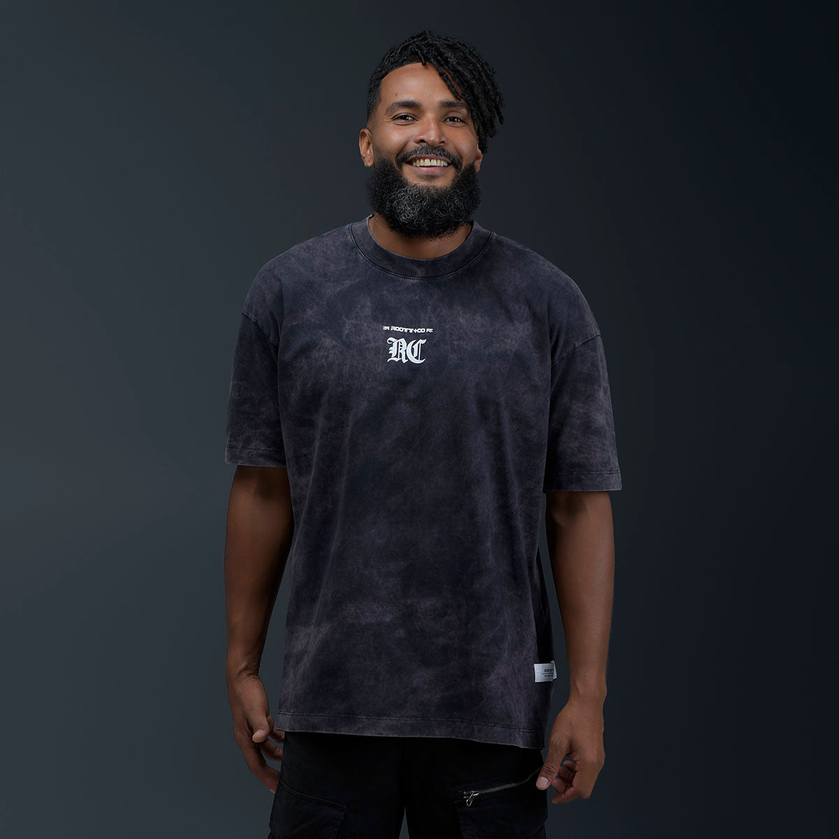 Camiseta Negra Unisex Oversize