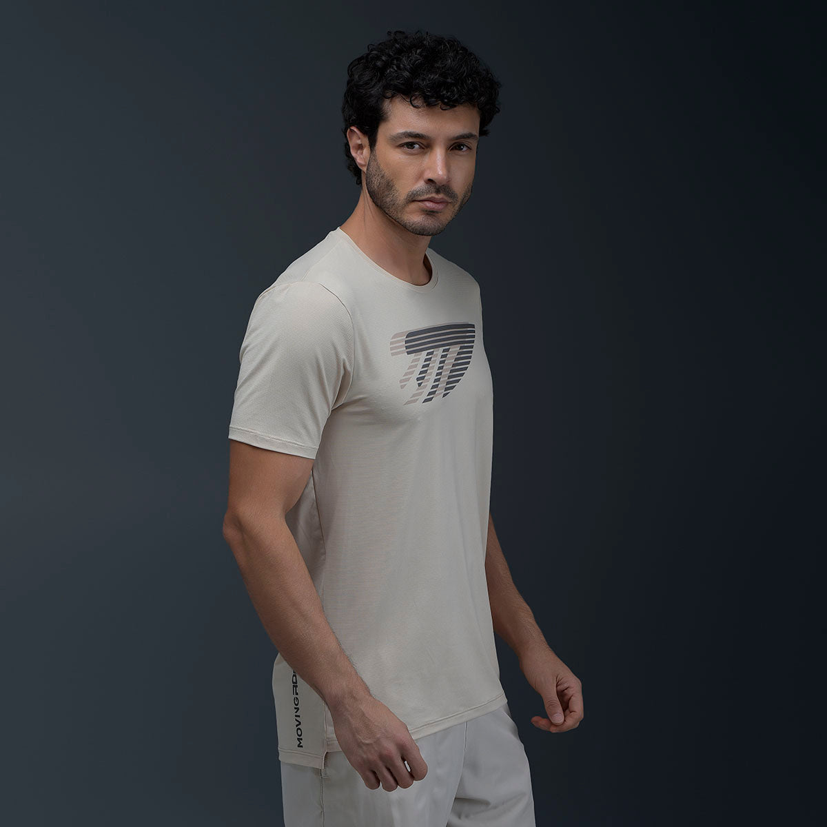 Camiseta Deportiva Beige