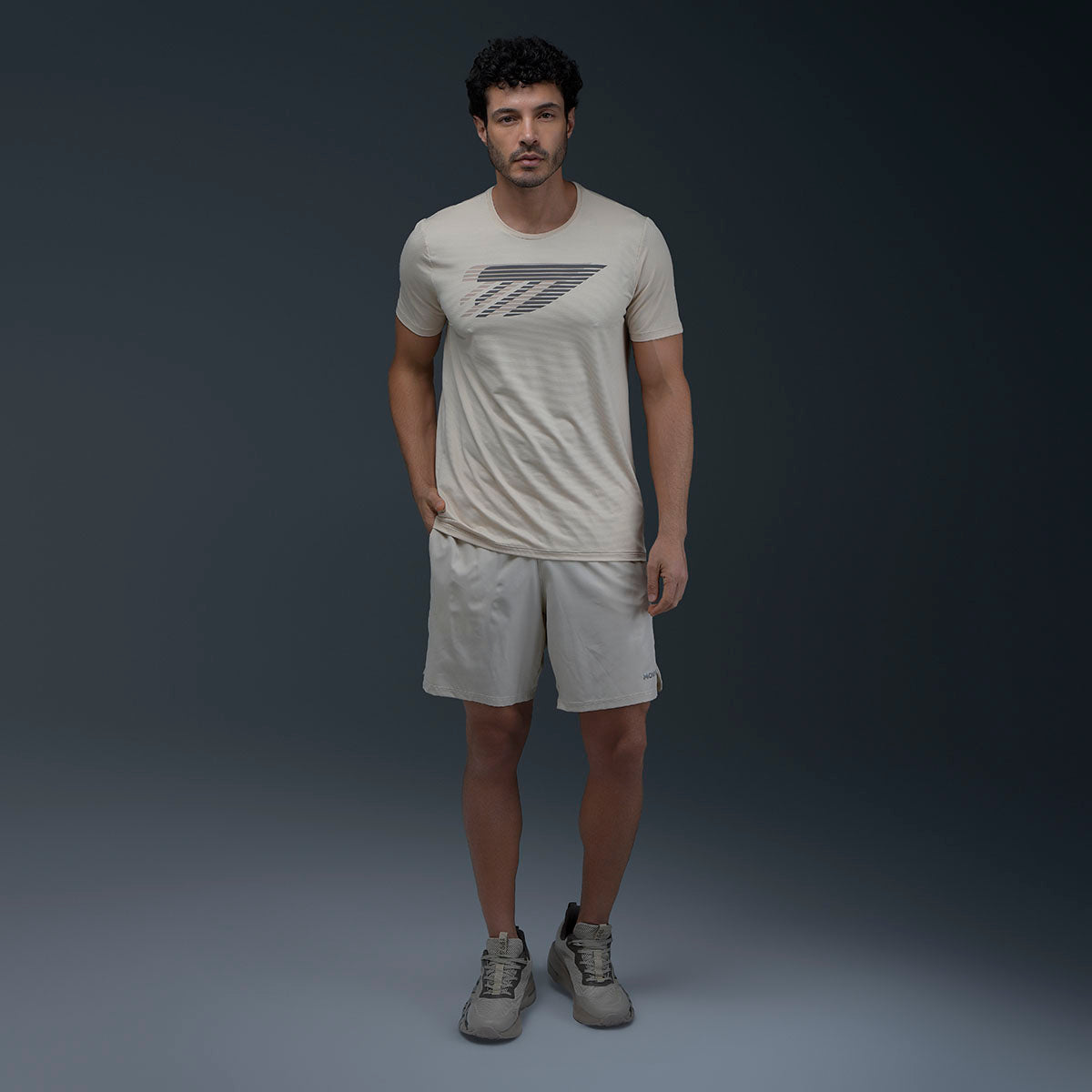 Camiseta Deportiva Beige
