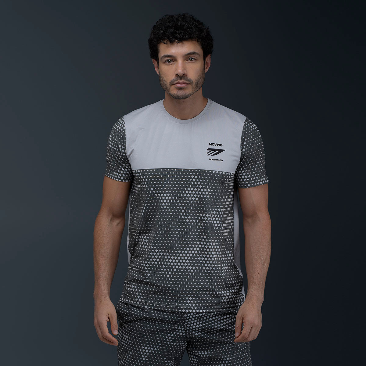 Camiseta Deportiva Gris