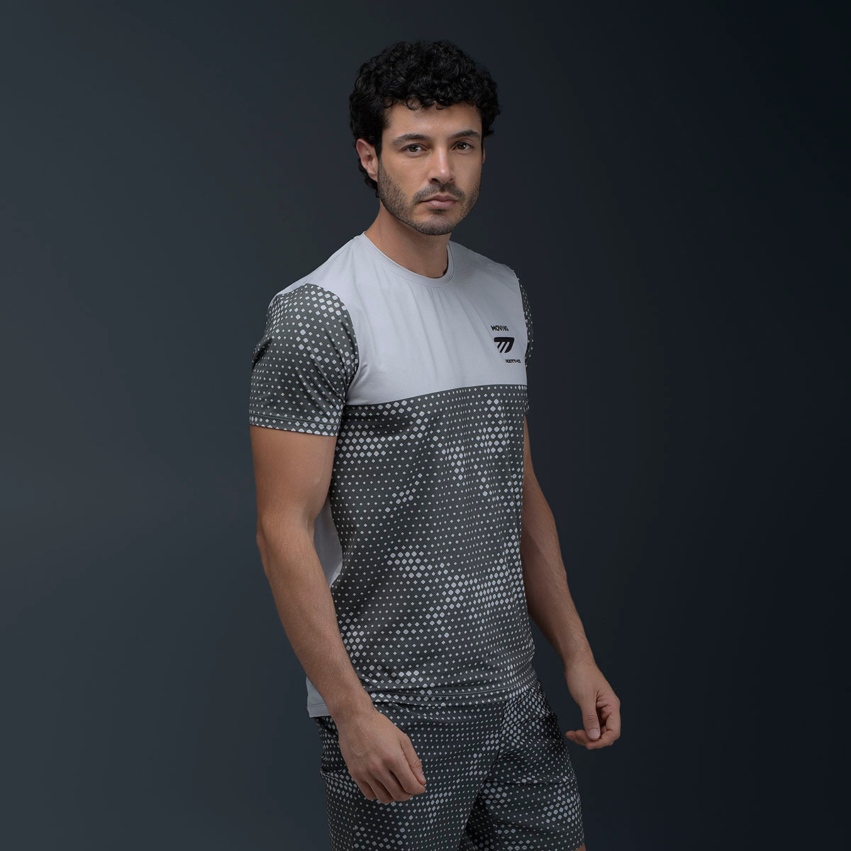 Camiseta Deportiva Gris
