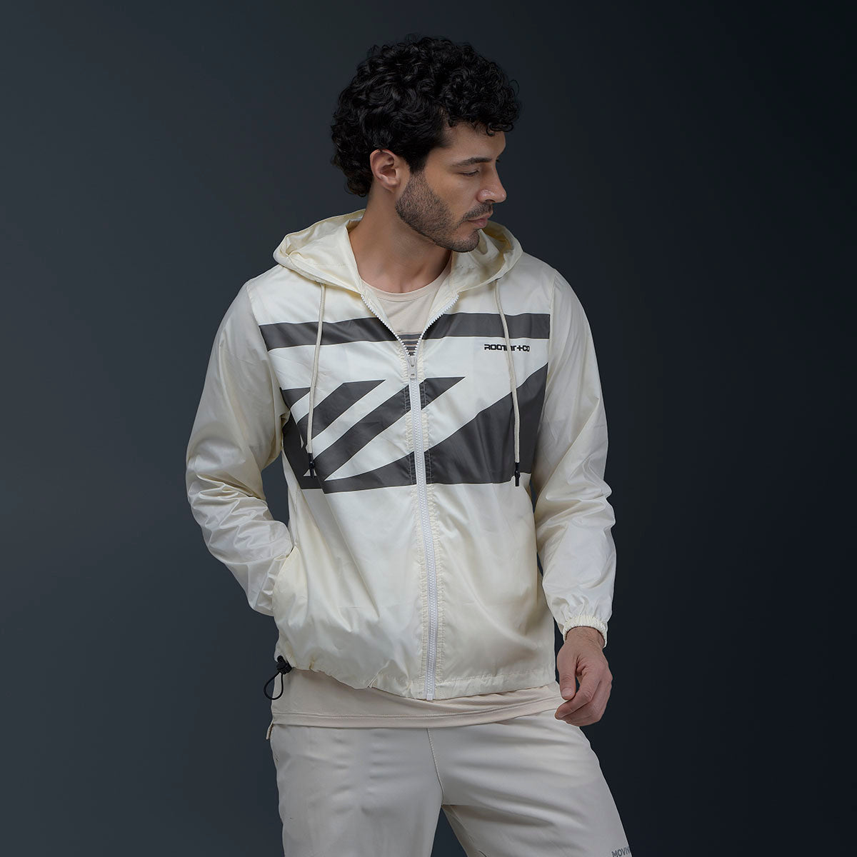 Chaqueta Deportiva Beige
