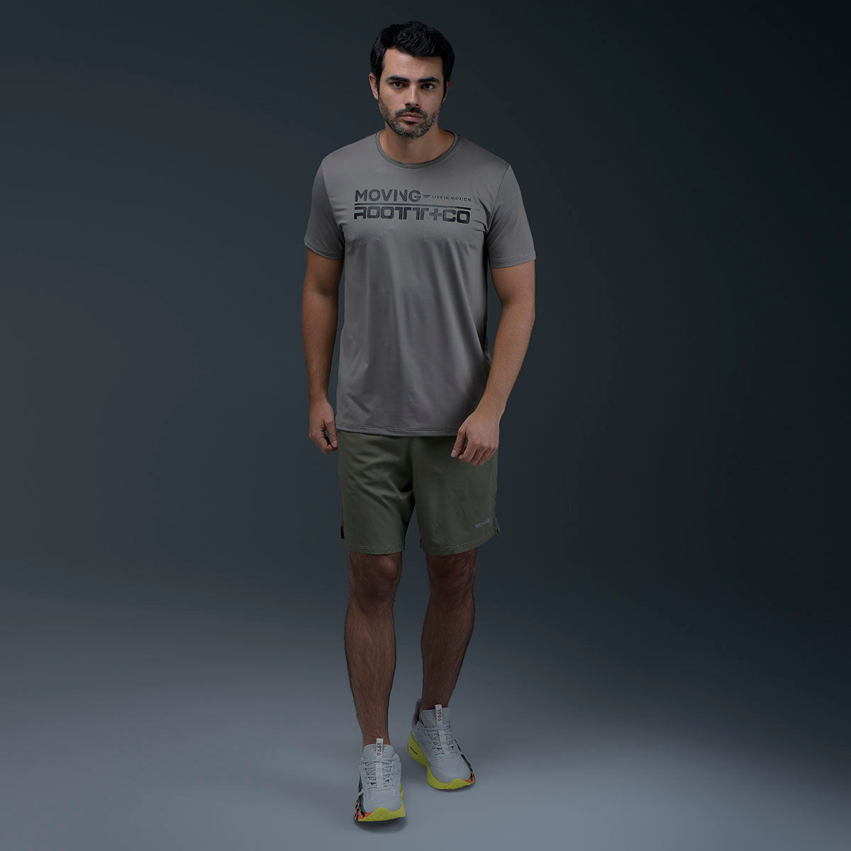 Camiseta Deportiva Gris