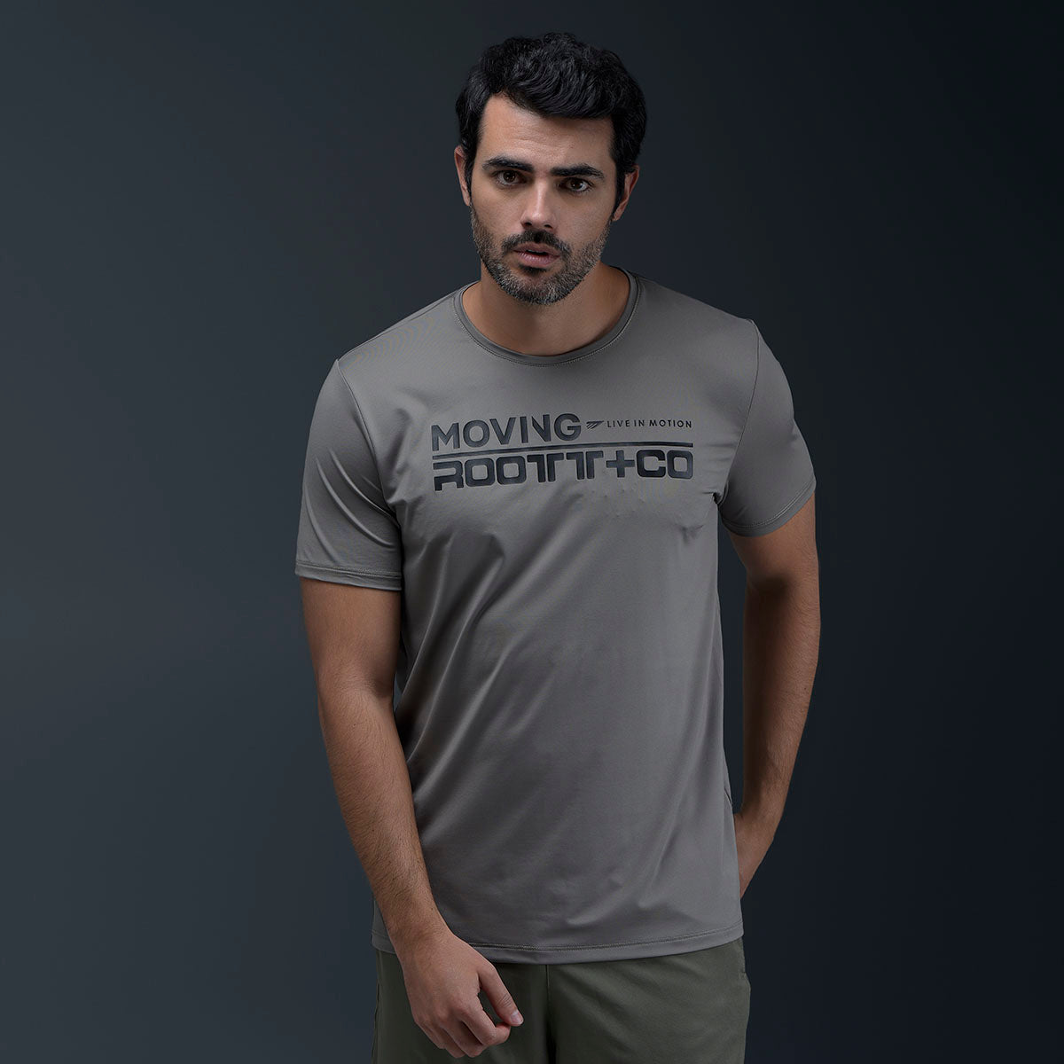 Camiseta Deportiva Gris
