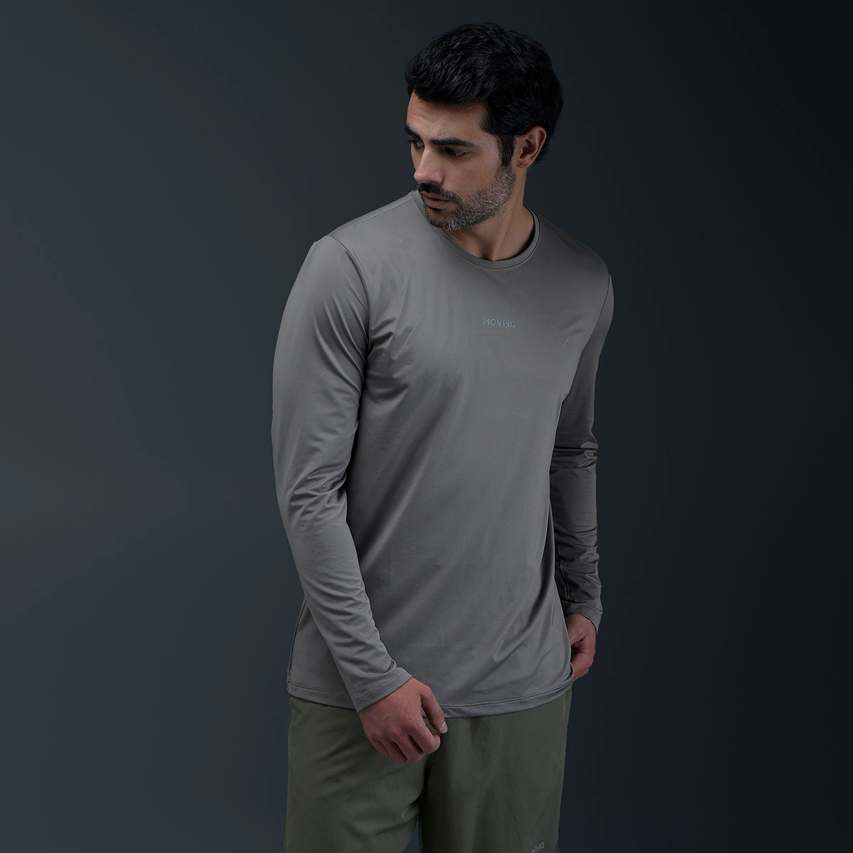 Camiseta Manga Larga Deportiva Verde