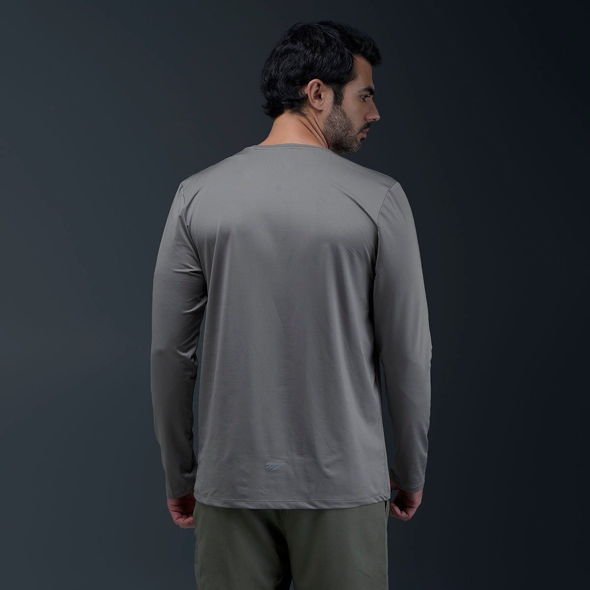 Camiseta Manga Larga Deportiva Verde