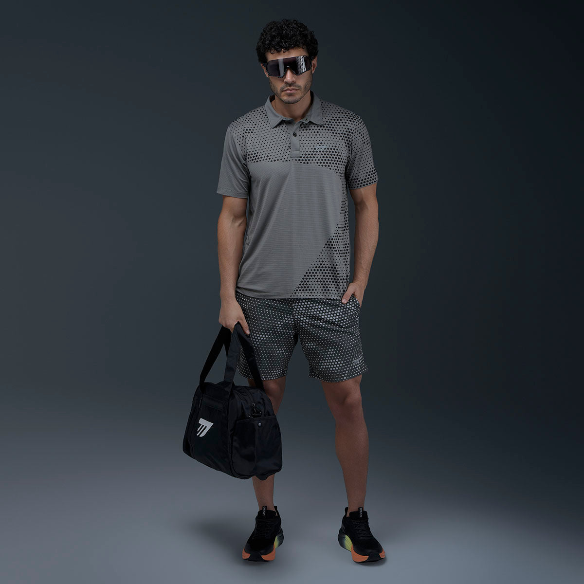 Polo Deportivo Gris
