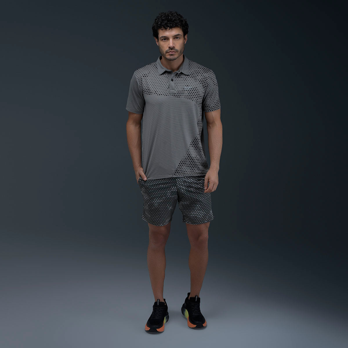 Polo Deportivo Gris