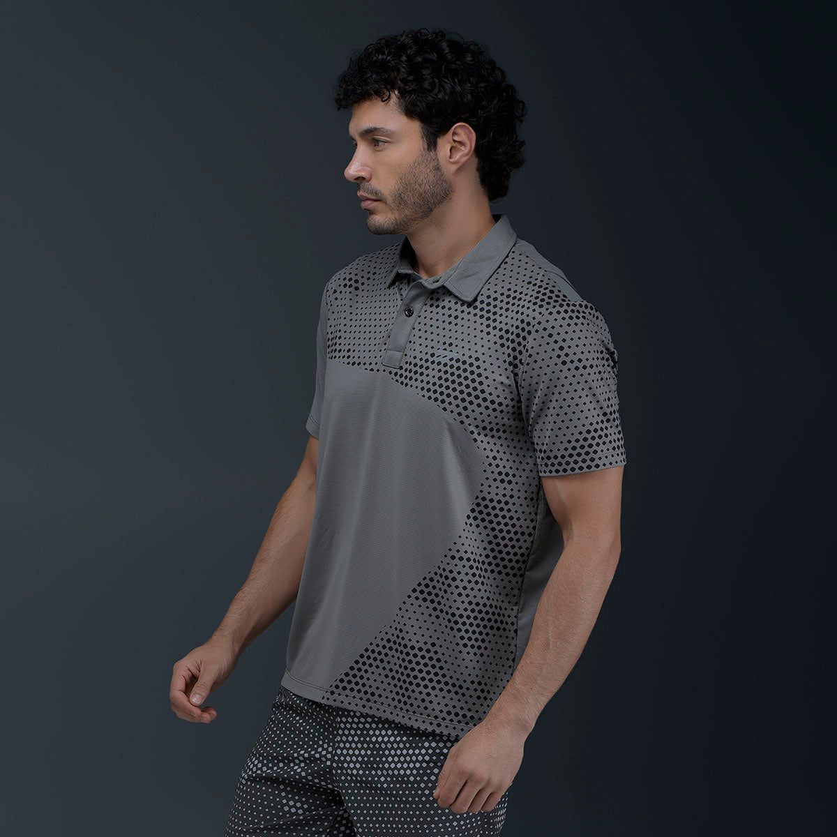 Polo Deportivo Gris