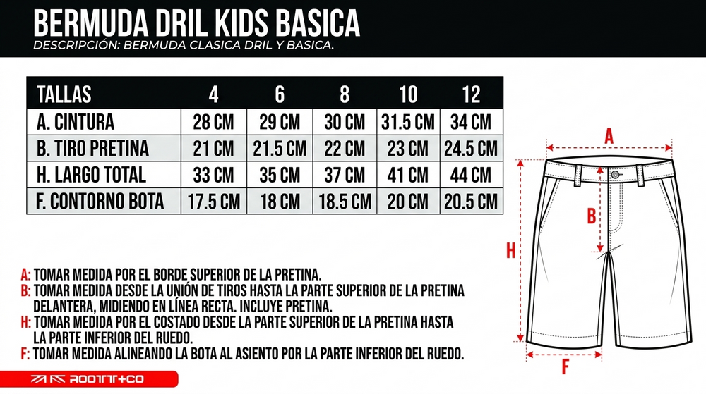 Size chart image