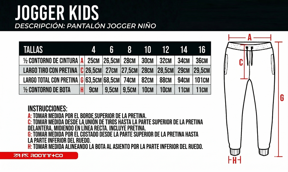 Size chart image