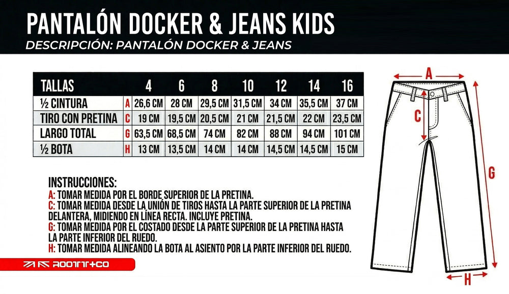 Size chart image