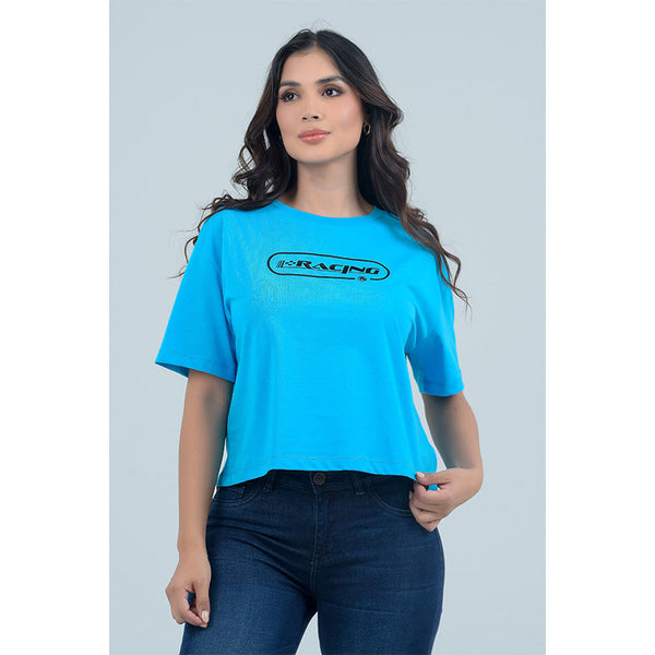 Camiseta Crop Top Mujer