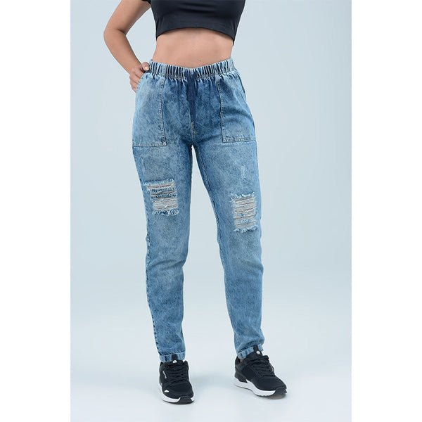 Jogger Denim Mujer