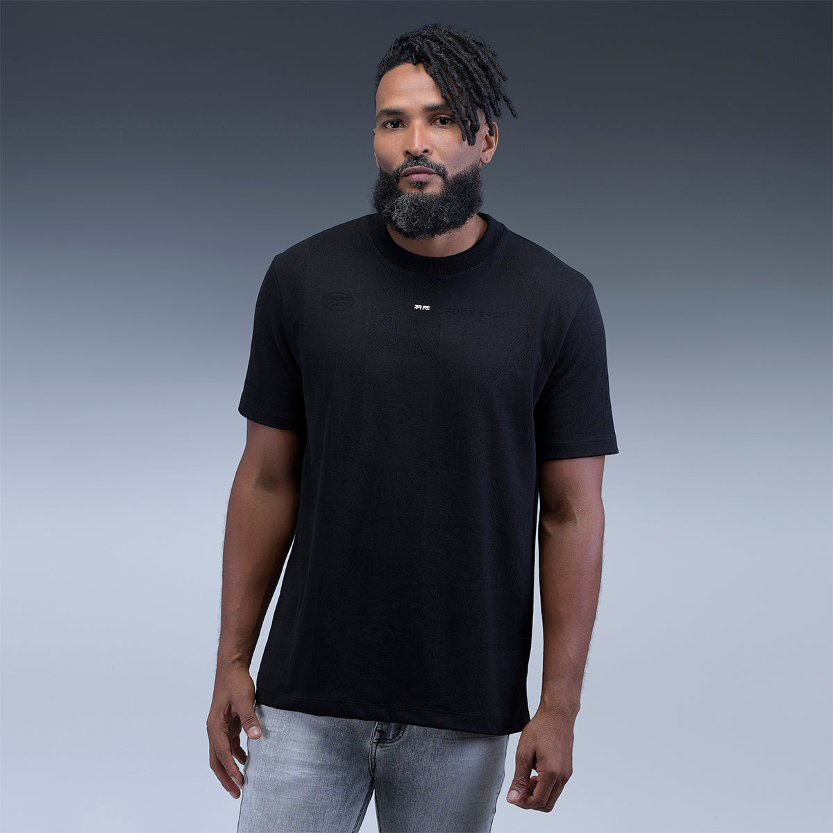 Camiseta Regular Negra