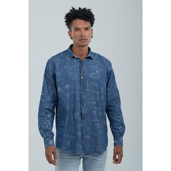 Camisa Manga Larga Denim