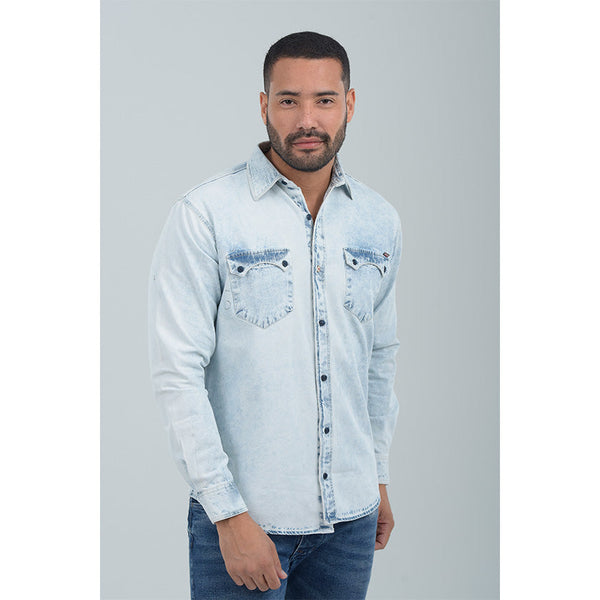 Camisa Manga Larga Denim