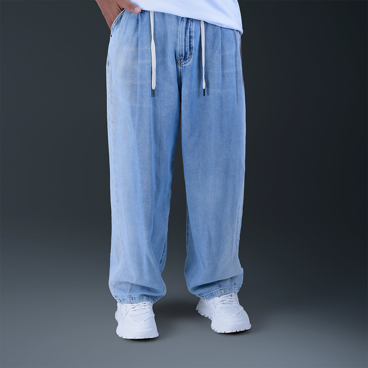Jeans Azul Regular Baggy