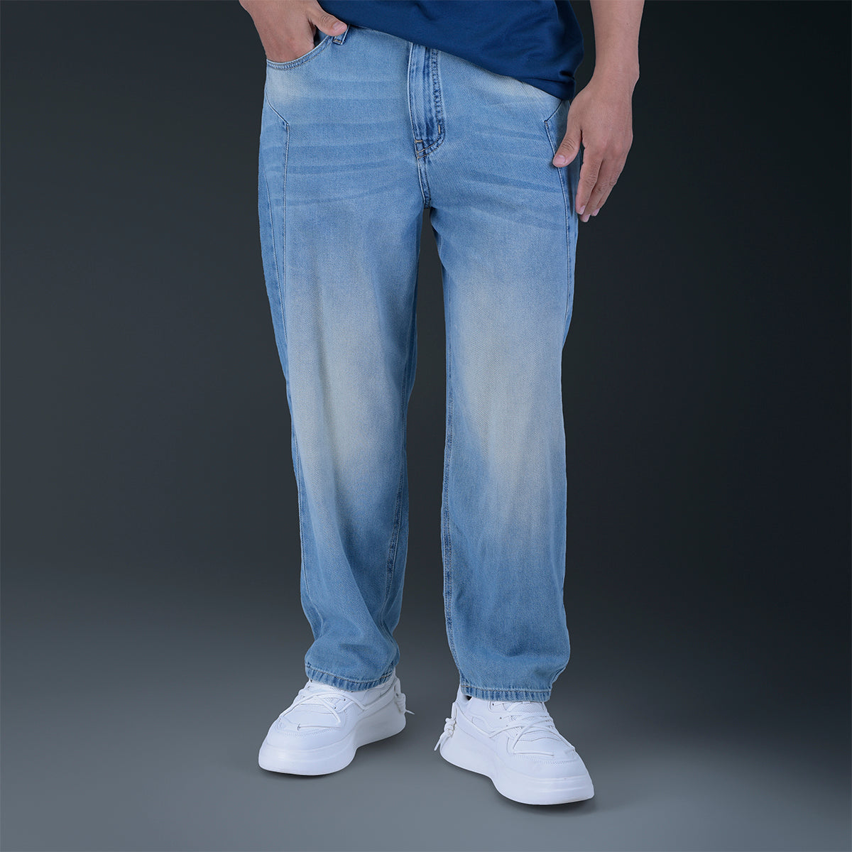Jeans Azul Regular Baggy