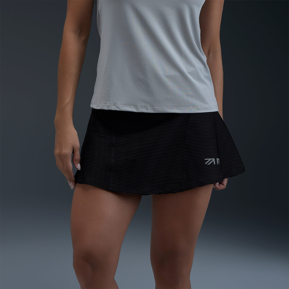 Falda Deportiva Negra Mujer