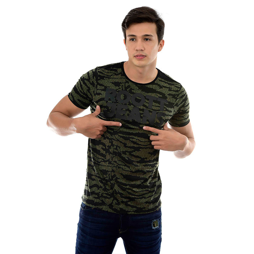 Camiseta Verde Militar *Roott Jeans*