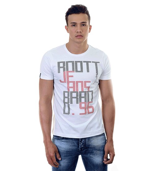 Camiseta Blanca Estampada