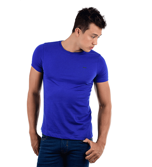 Camiseta Básica Azul